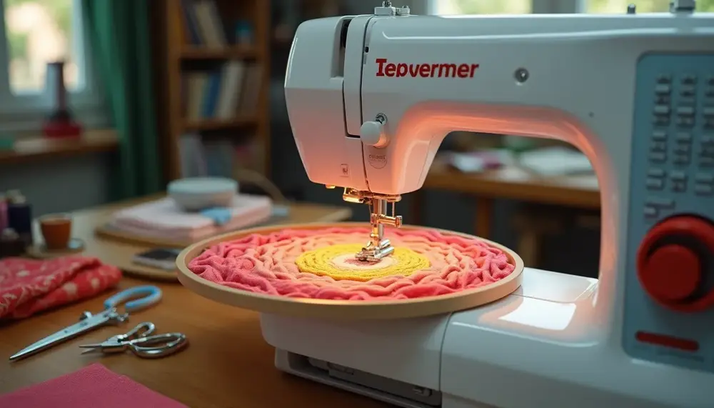 So spannen Sie Stoff richtig in Ihrer Stickmaschine ein