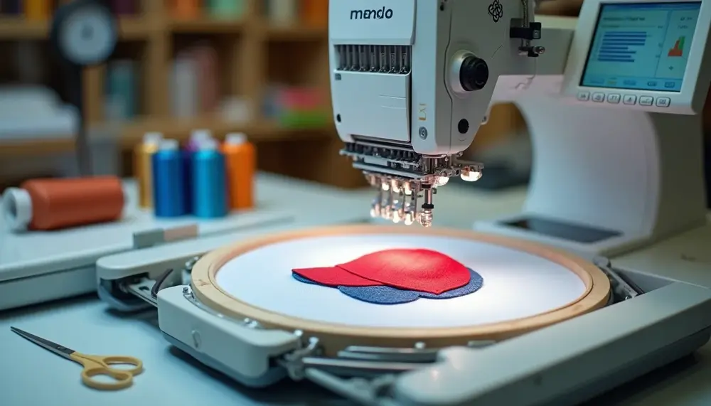 So sticken Sie mit einem Kappenrahmen auf Ihrer Stickmaschine